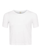 Donna Cotton Cropped Tee