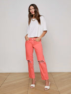 Daria Oversized Cropped Tee