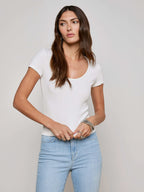 Brynlee Scoopneck Tee